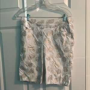 Pineapple Patterned Women's Bermuda Shorts